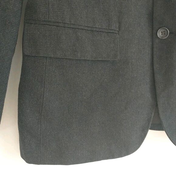 Banana Republic Blazer Men 40 Gray Tailored Fit Cotton SportCoat 2Buttons 42x28" - Picture 5 of 16